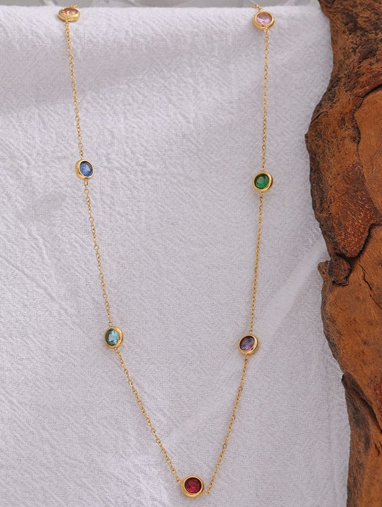 Geo Drop Necklace