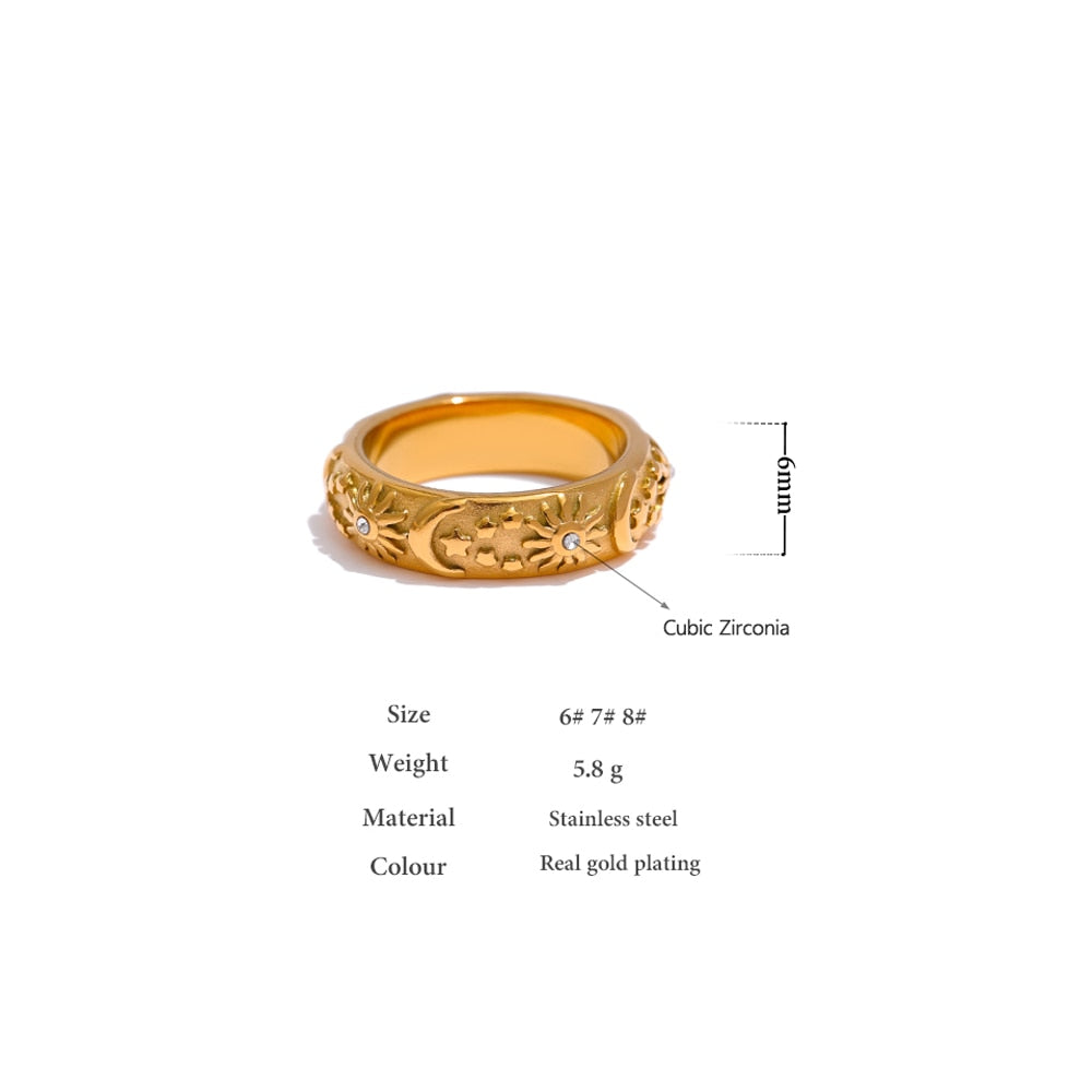 Astro Gold Ring