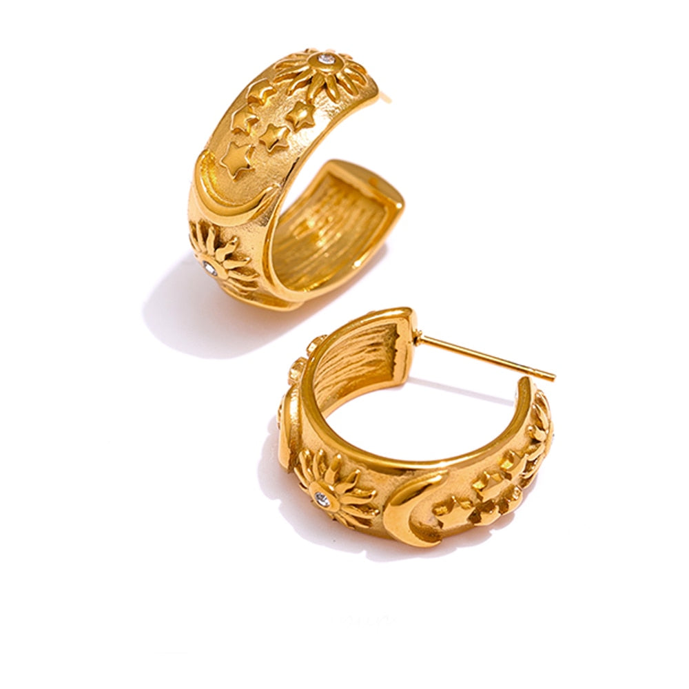 Astro Gold Earrings