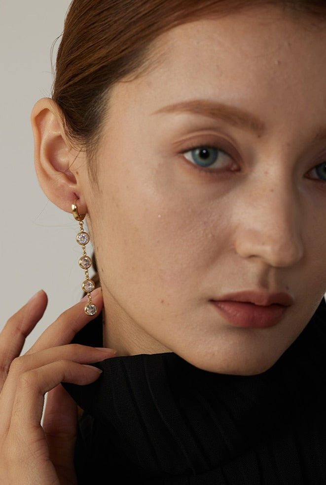 Geo Drop Earrings